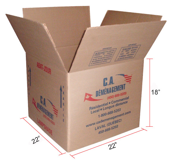 Boîte déménagement - abat-jour Boîte déménagement - abat-jour