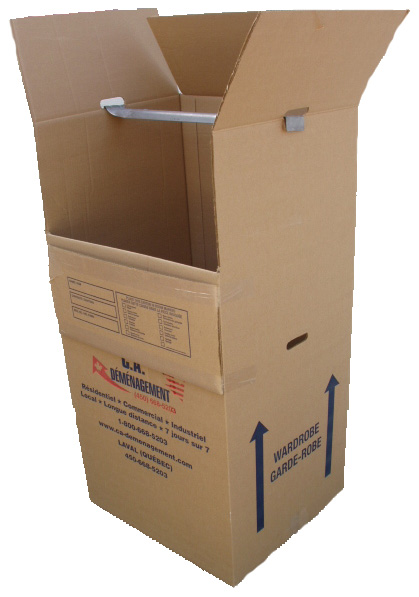 Boîte déménagement - garde-robe Boîte déménagement - garde-robe
